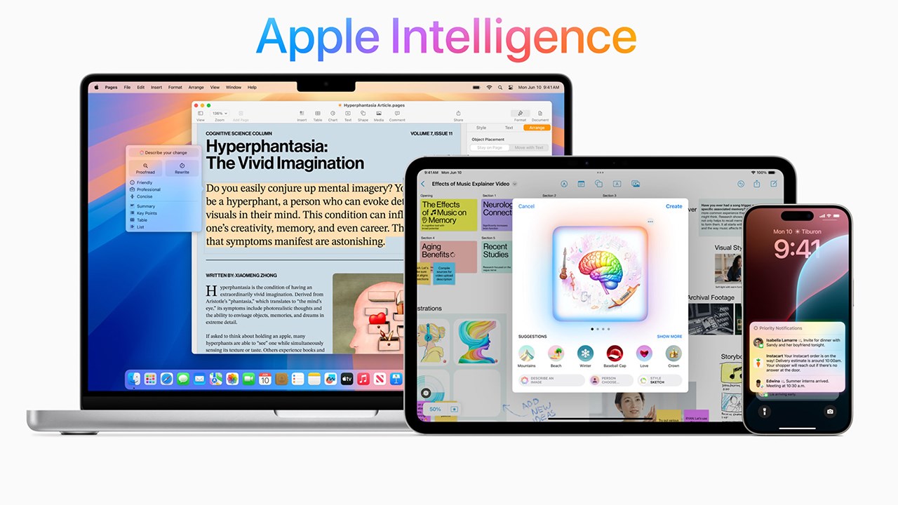 Apple Intelligence là gì? Những tính năng mới, có miễn phí không? Hỗ trợ máy nào? Xem ngay